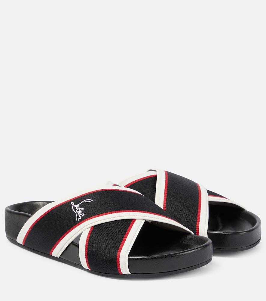 christian louboutin hot cross bizz ribbon sandals