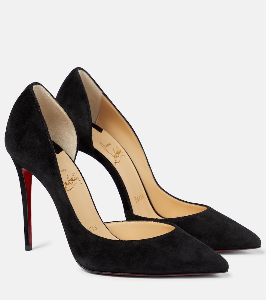christian louboutin iriza 100 suede pumps