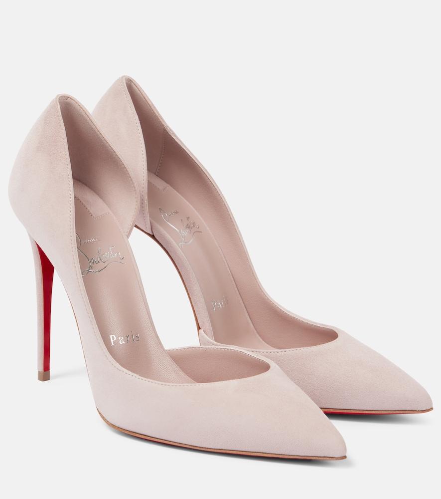 christian louboutin iriza 100 suede pumps