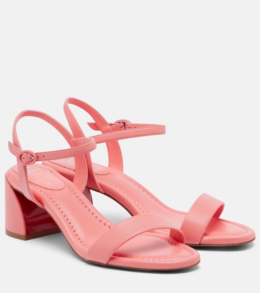 christian louboutin jane leather sandals