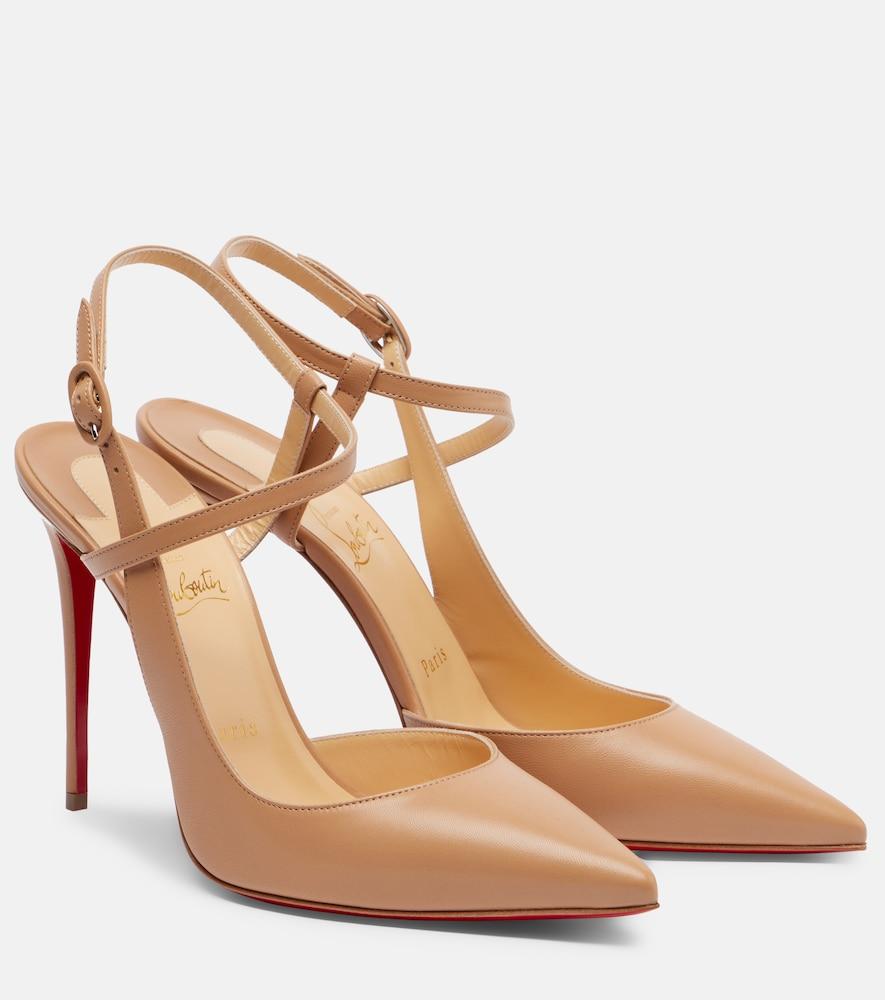 christian louboutin jenlove 100 leather d'orsay pumps