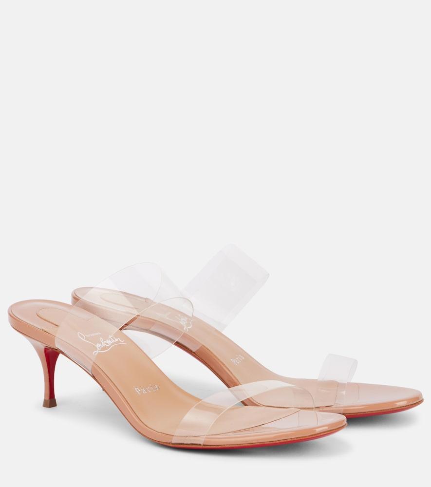 christian louboutin just nothing 55 pvc sandals