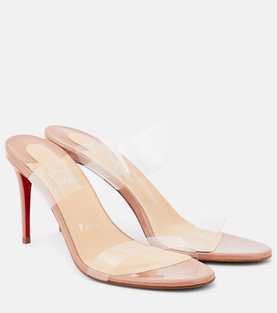 christian louboutin just nothing 85 tpu sandals