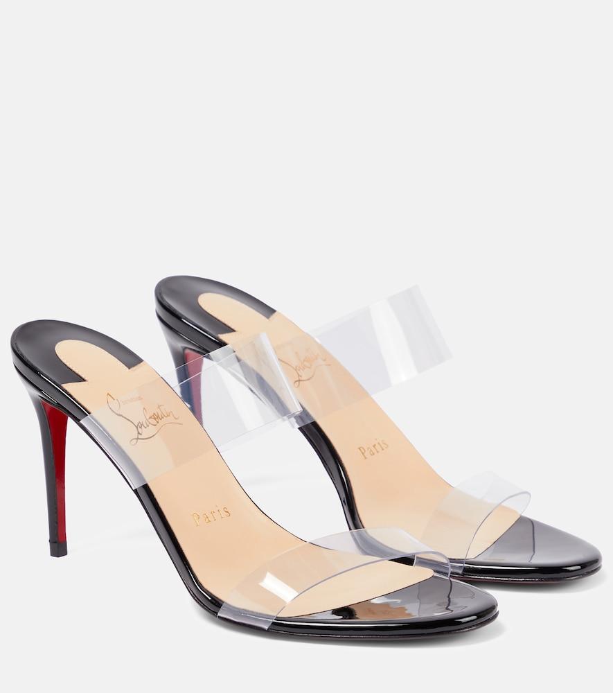 christian louboutin just nothing pvc sandals