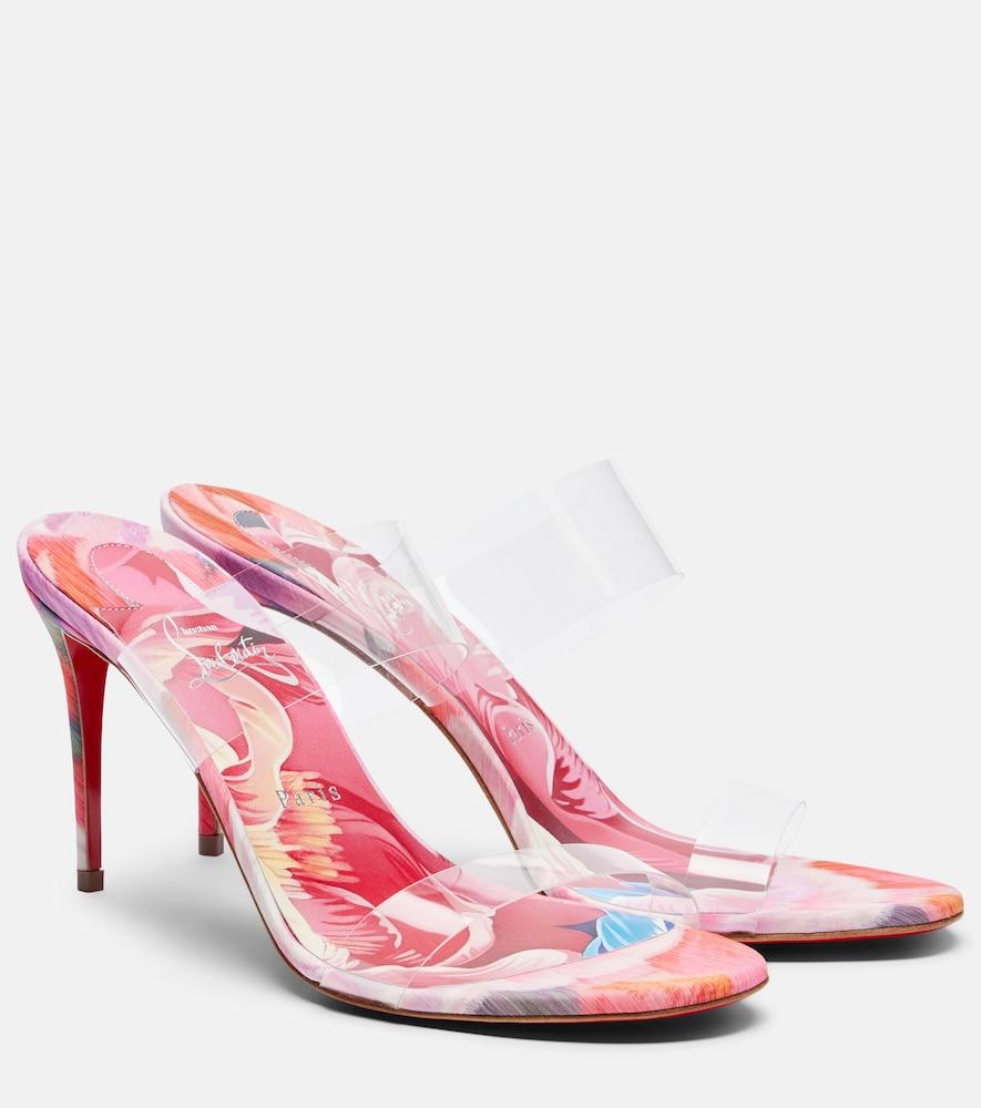 christian louboutin just nothing tpu mules