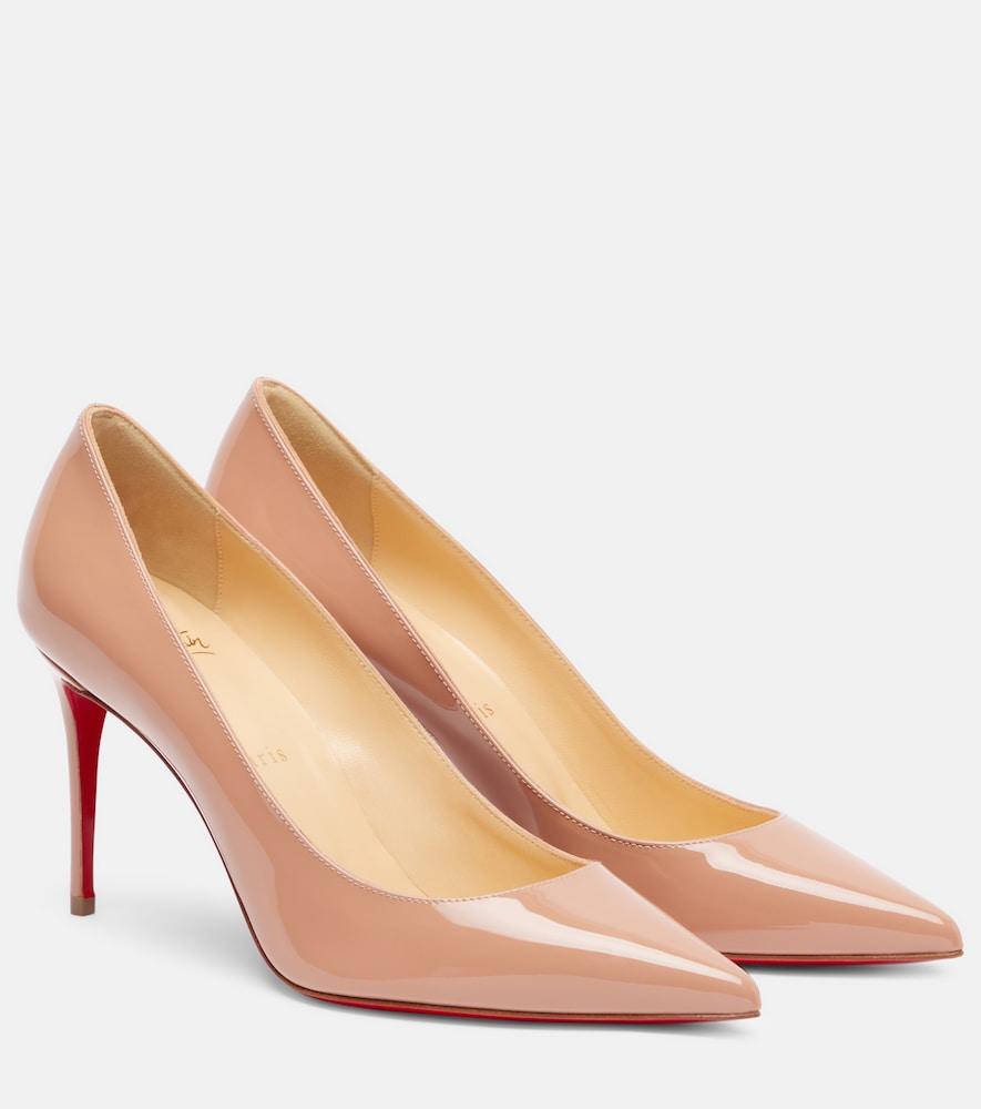 christian louboutin kate 85 patent leather pumps