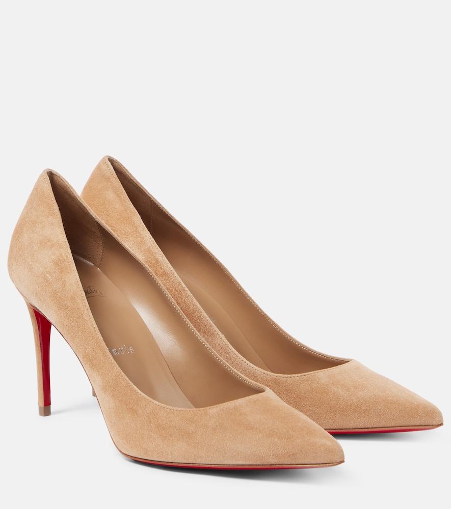 christian louboutin kate 85 suede pumps