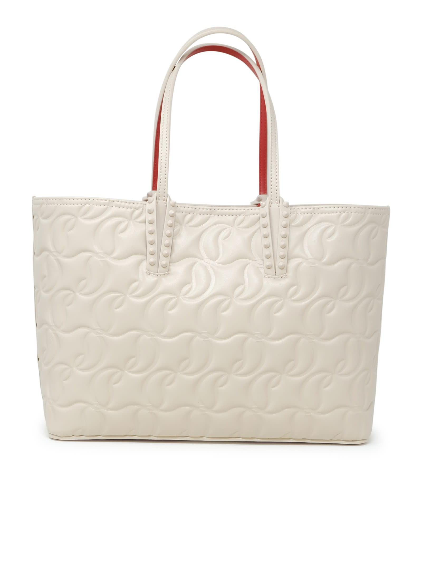 christian louboutin leche nappa cabata small bag