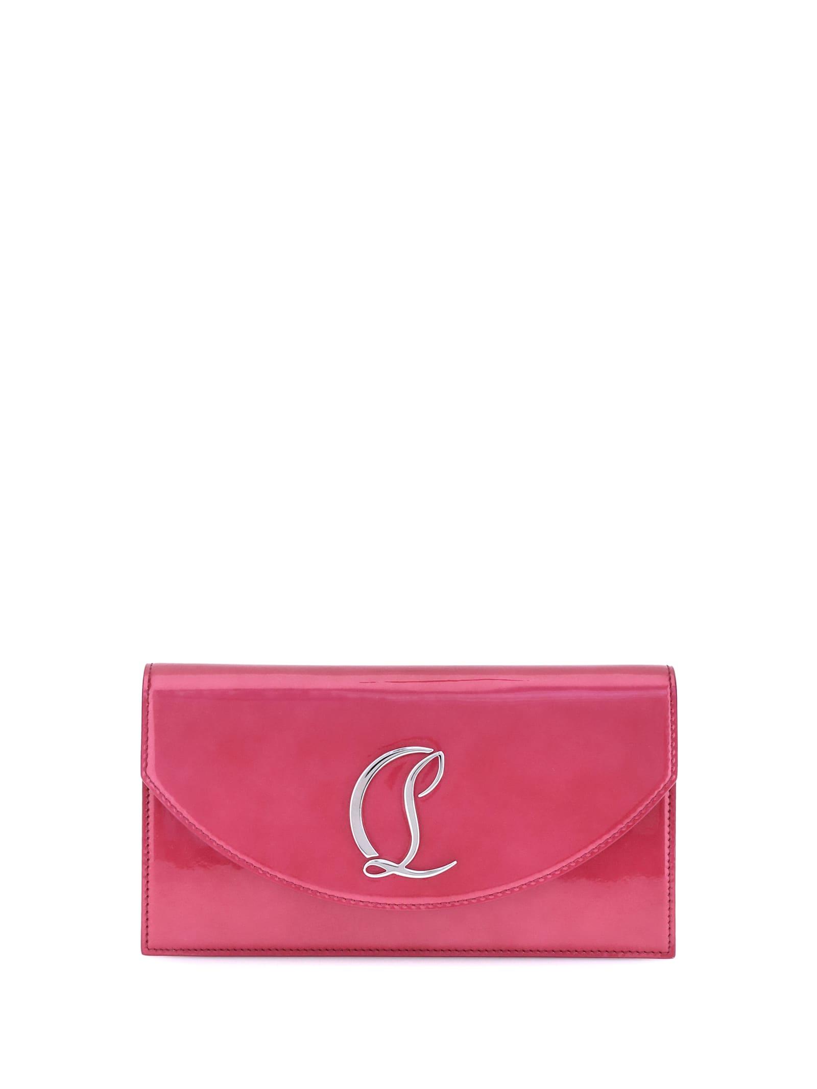 christian louboutin loubi54 clutch bag