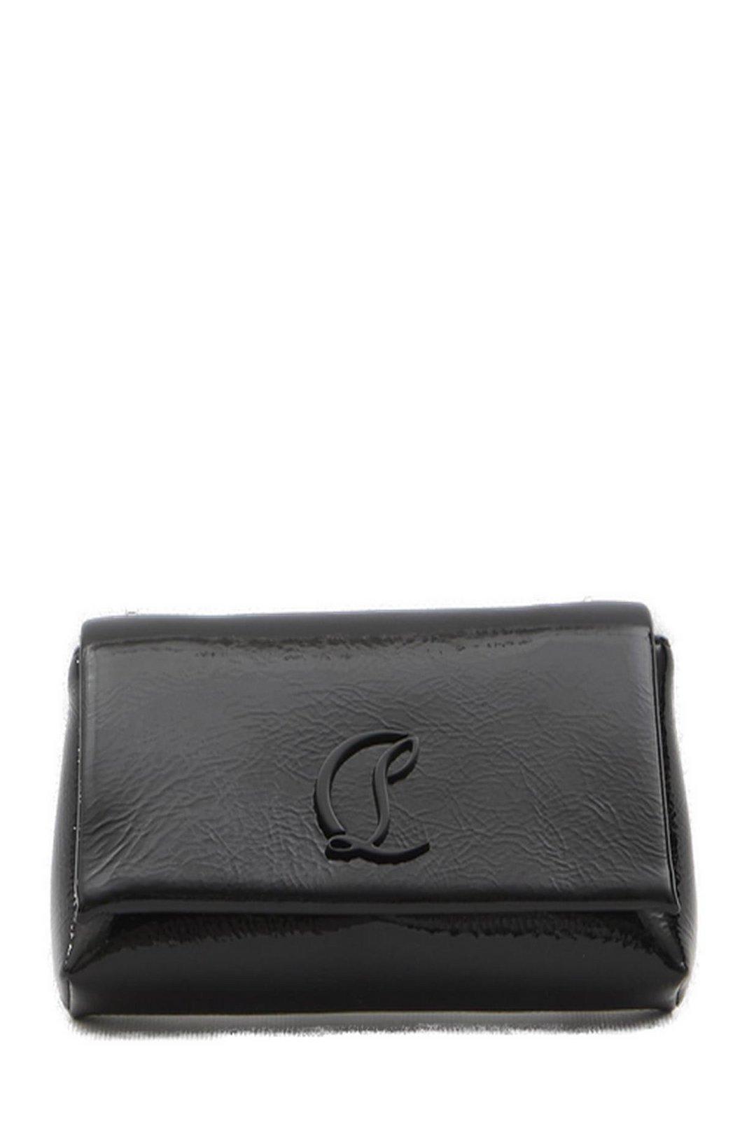 christian louboutin loubi54 foldover top crossbody bag