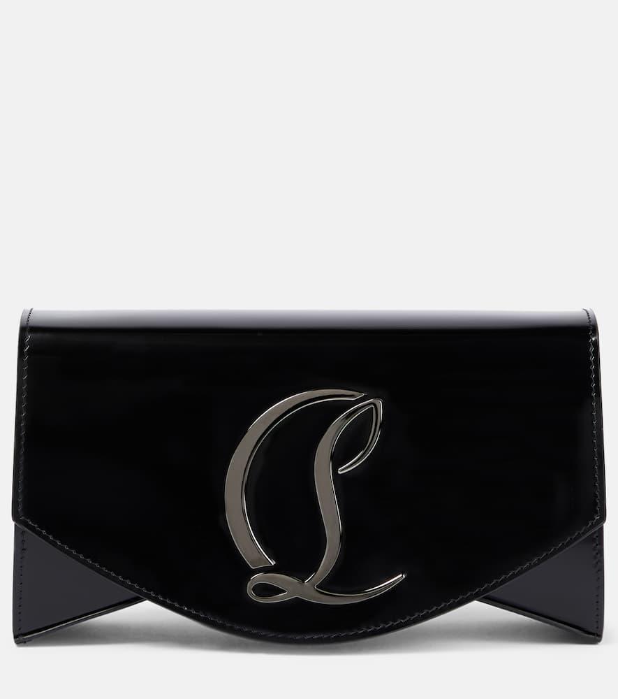 christian louboutin loubi54 patent leather shoulder bag