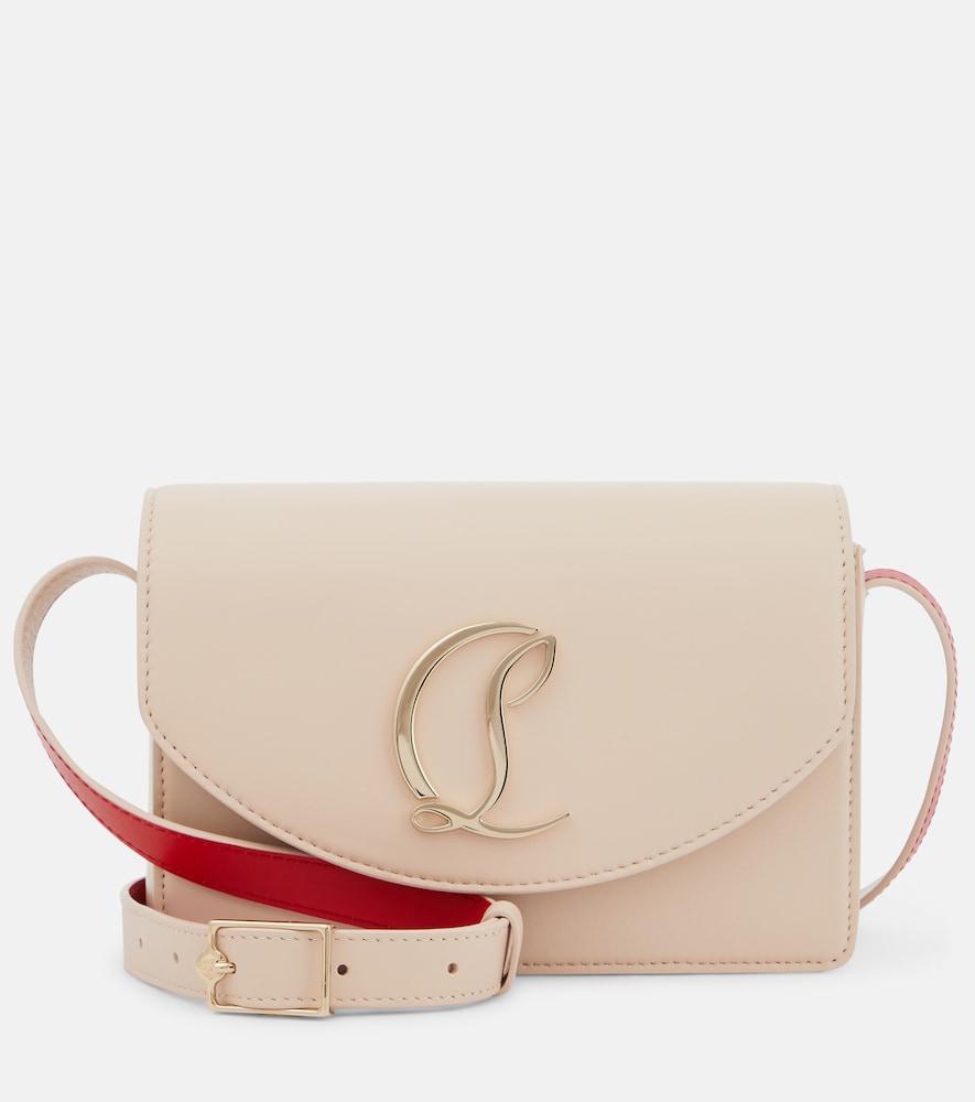 christian louboutin loubi54 small leather crossbody bag