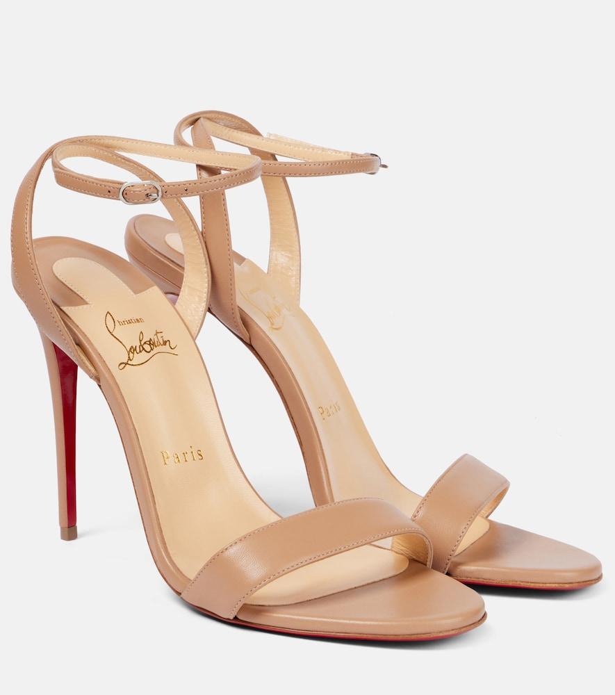 christian louboutin loubigirl 100 leather sandals