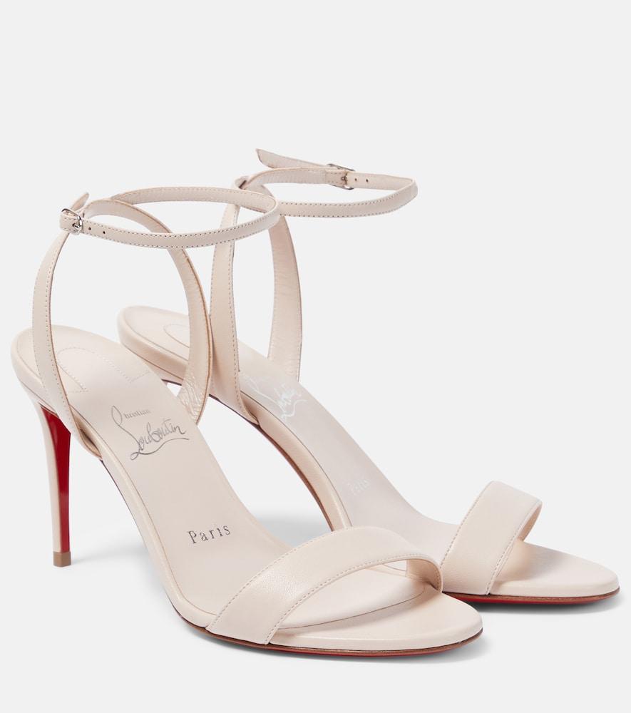 christian louboutin loubigirl 85 leather sandals