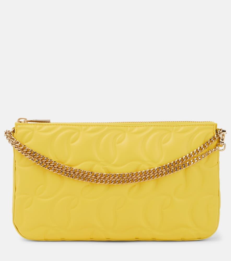 christian louboutin loubila leather crossbody bag