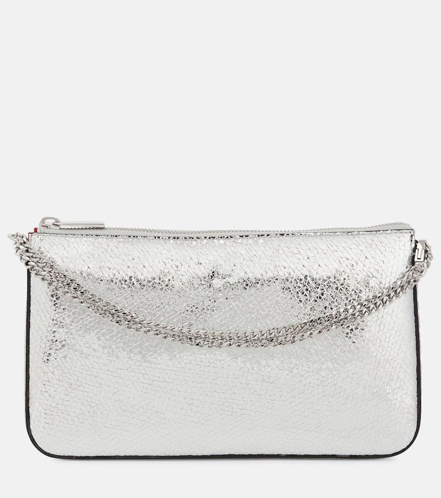 christian louboutin loubila leather pouch