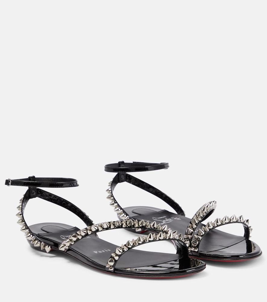 christian louboutin mafaldina spikes leather sandals