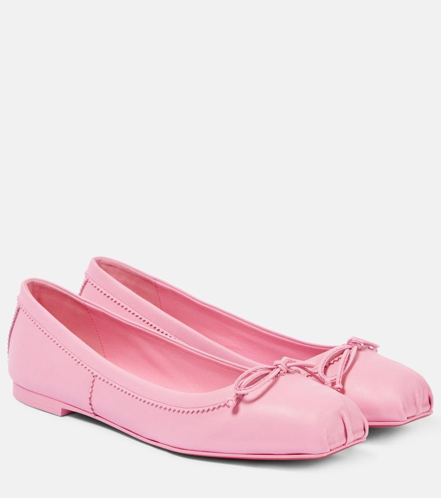 christian louboutin mamadrague leather ballet flats