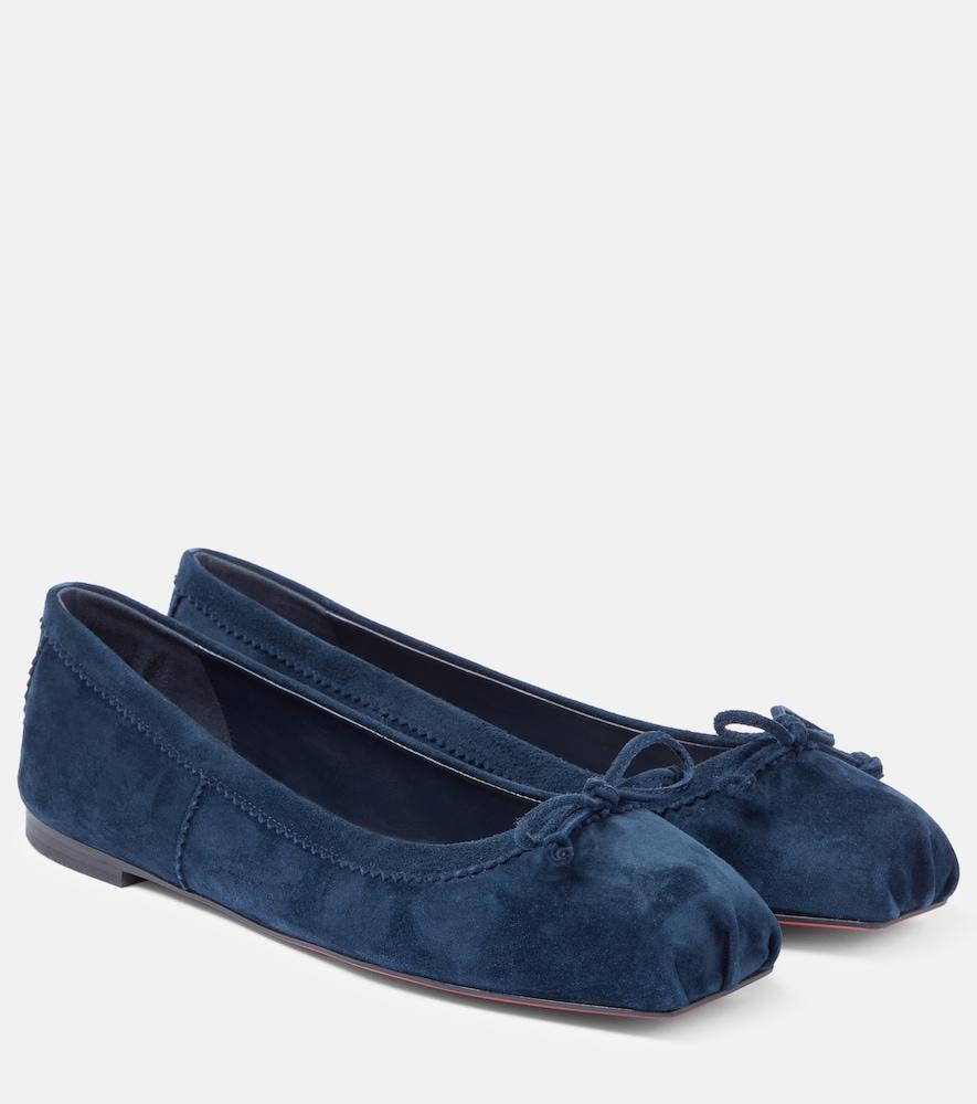 christian louboutin mamadrague suede ballet flats