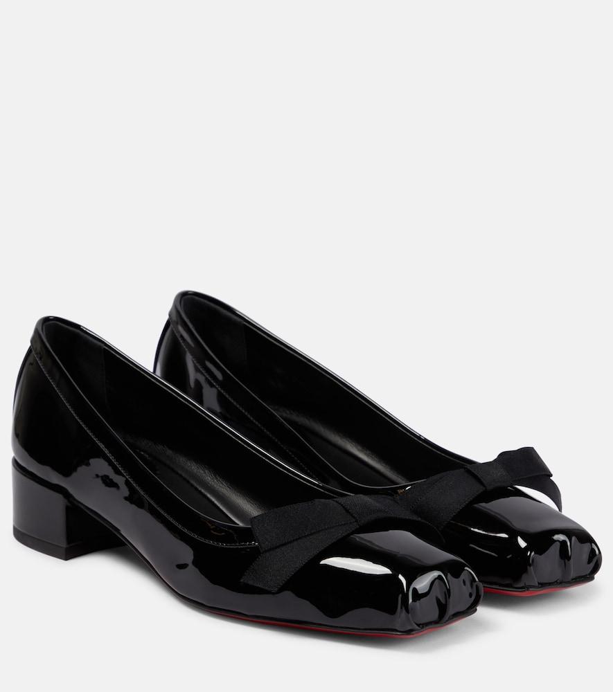 christian louboutin mamaflirt patent leather pumps