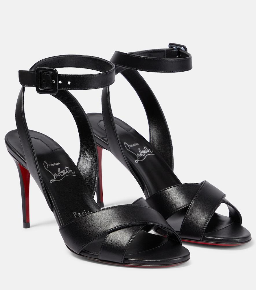 christian louboutin mariza 85 leather sandals
