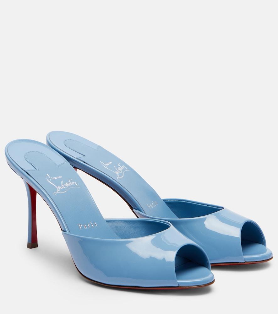 christian louboutin me dolly 85 patent leather mules