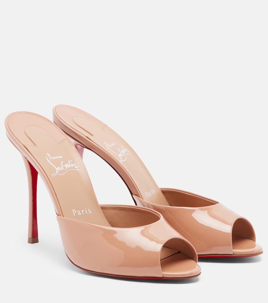 christian louboutin me dolly patent leather mules