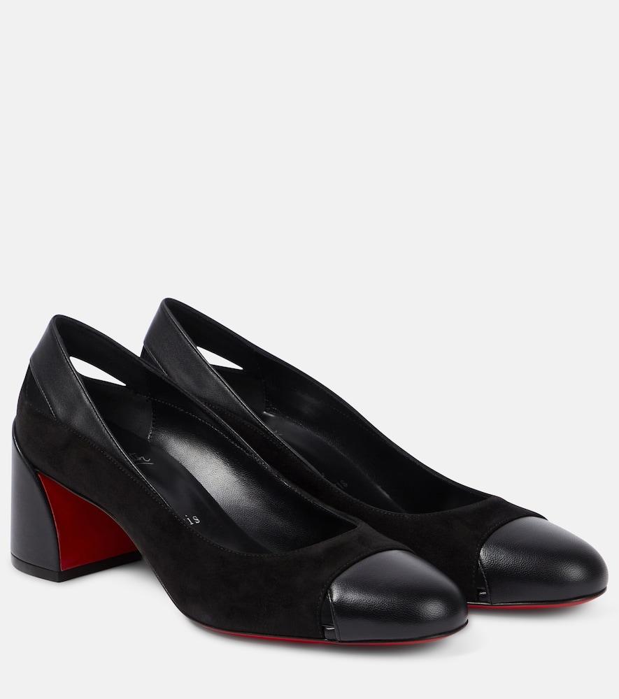 christian louboutin miss duvette leather pumps