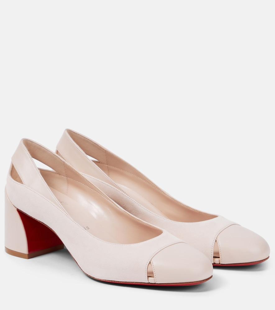 christian louboutin miss duvette leather pumps