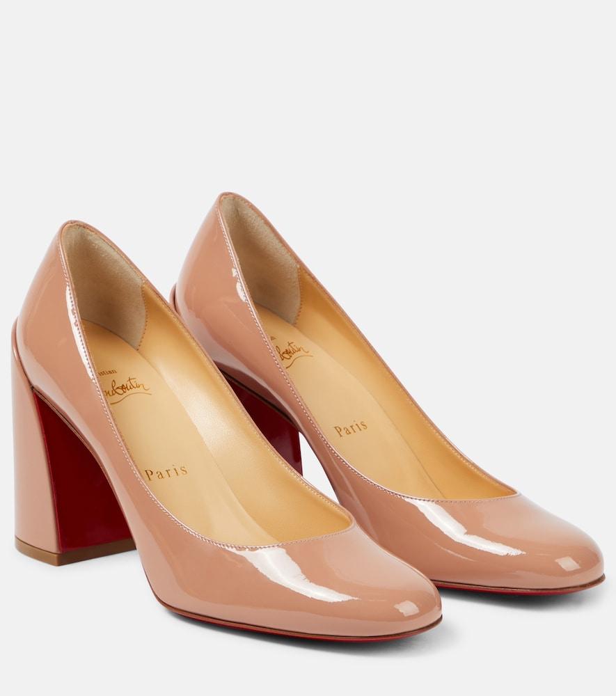 christian louboutin miss sab 85 patent leather pumps