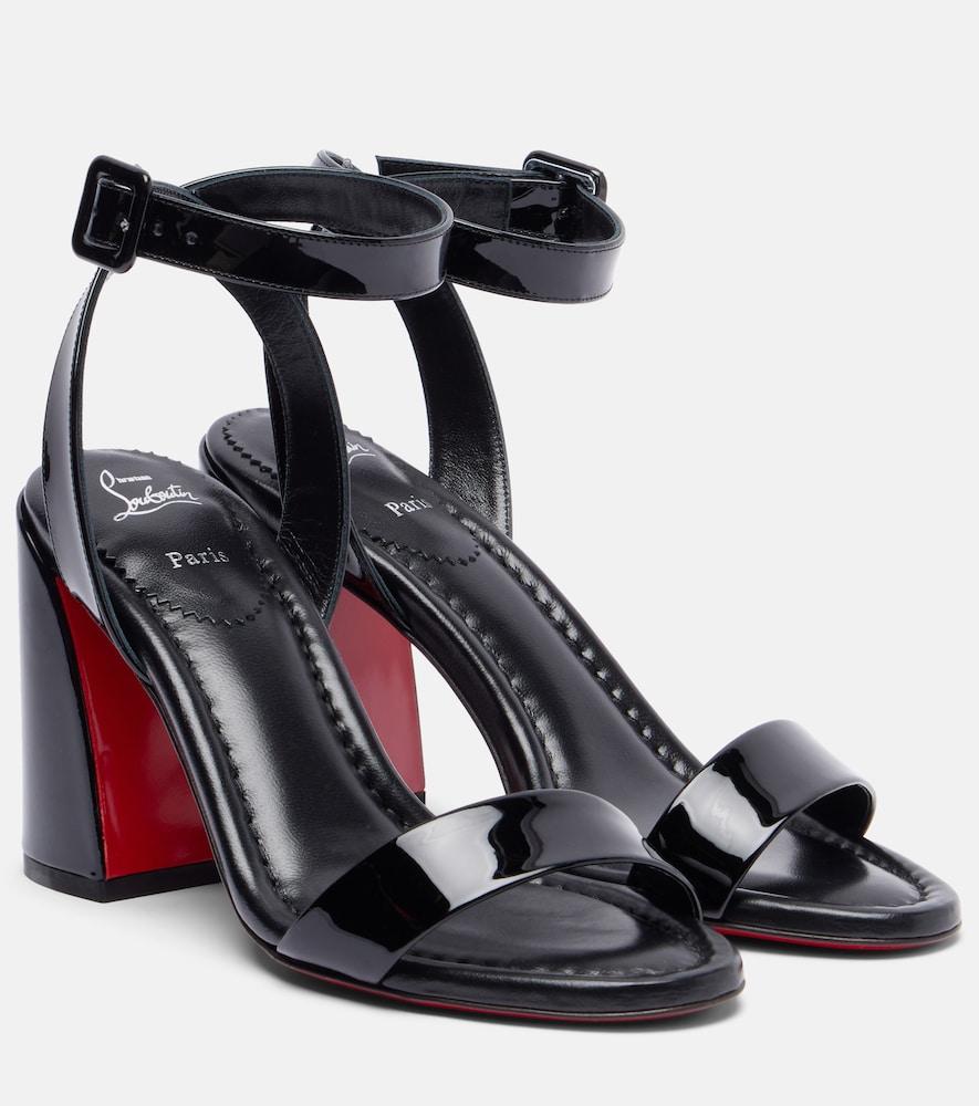 christian louboutin miss sabina 85 patent leather sandals