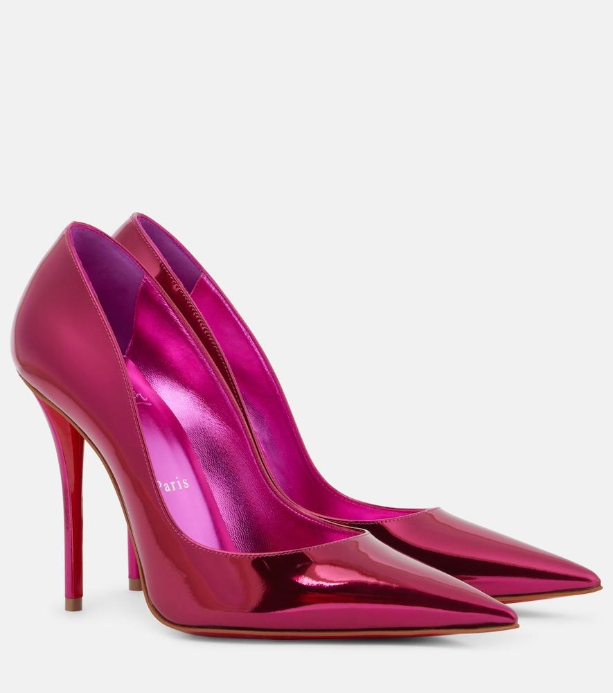 christian louboutin miss z 100 leather pumps