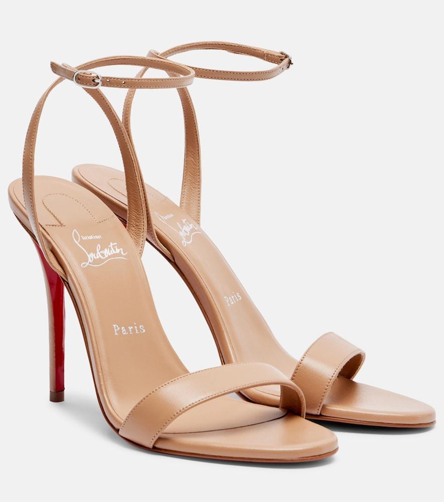 christian louboutin miss z 100 leather sandals