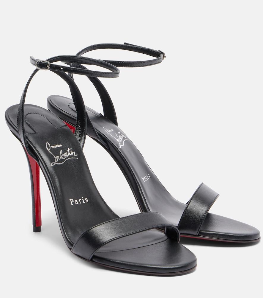 christian louboutin miss z 100 leather sandals