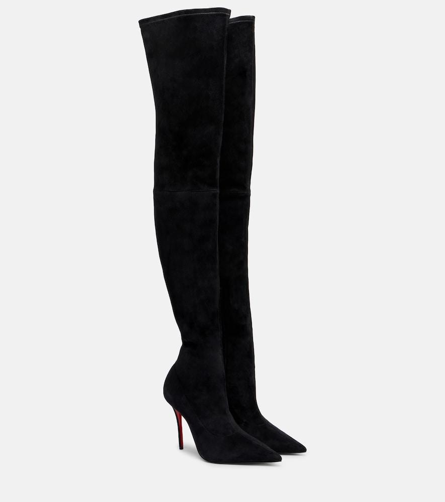 christian louboutin miss z 100 suede over