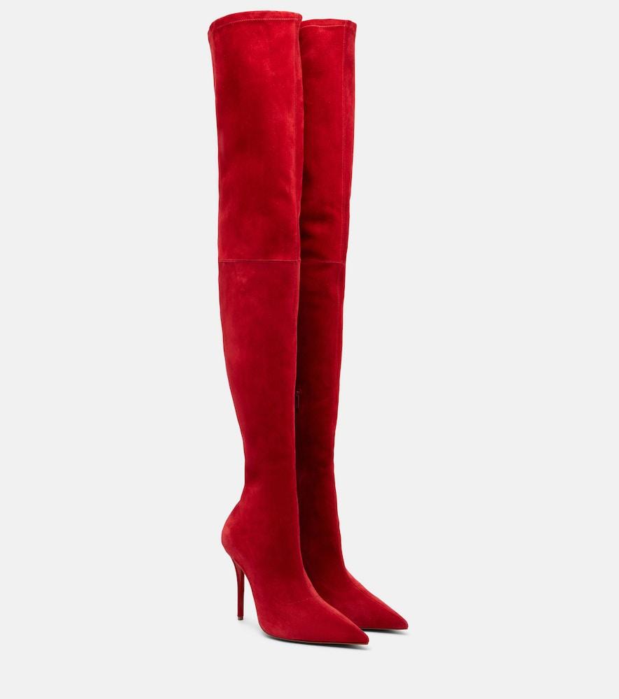 christian louboutin miss z 100 suede over