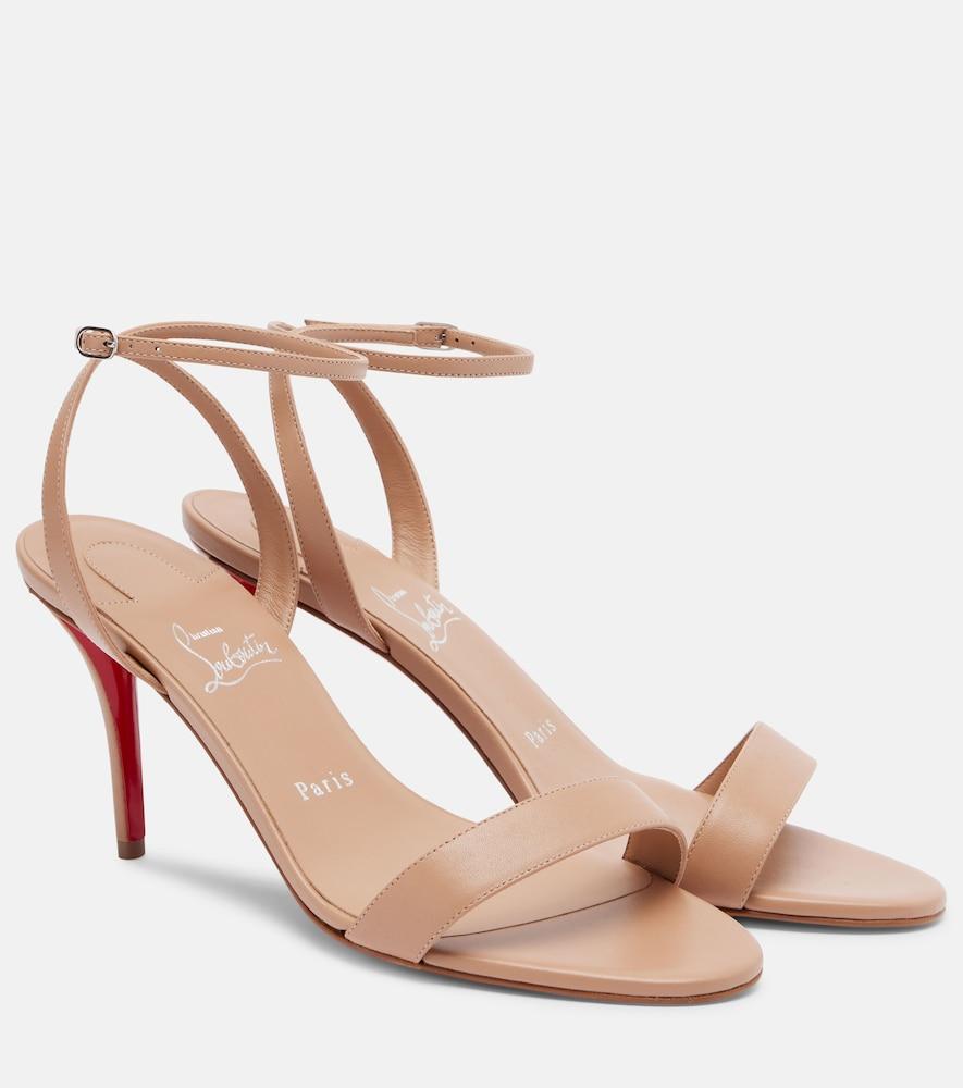 christian louboutin miss z 80 leather sandals