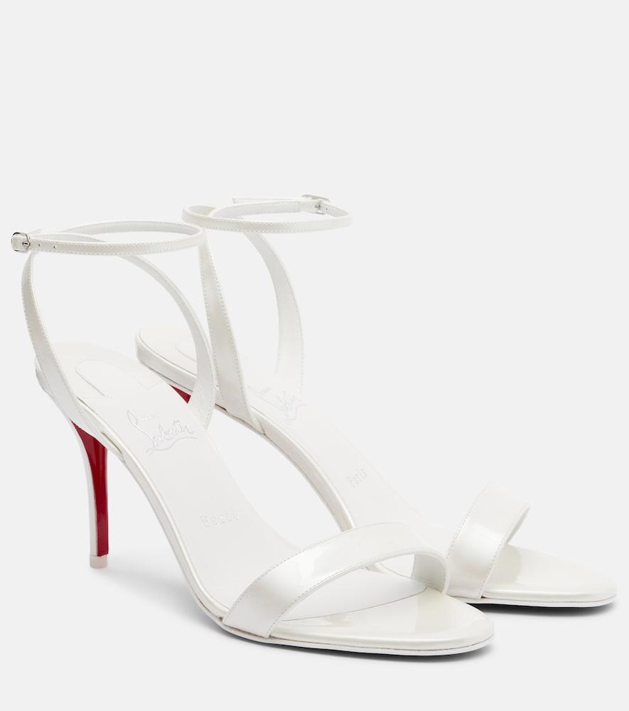 christian louboutin miss z 80 patent leather sandals