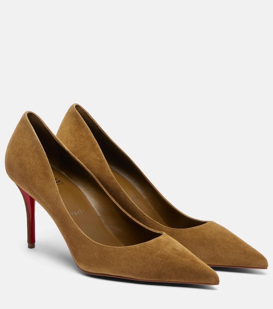christian louboutin miss z 80 suede pumps