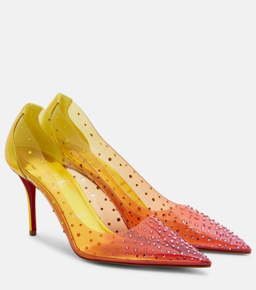 christian louboutin miss z degrastrass 80 pvc pumps