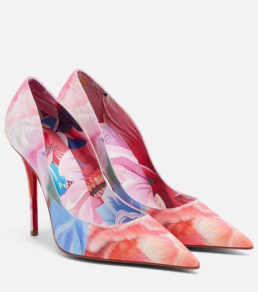 christian louboutin miss z floral chiné pumps