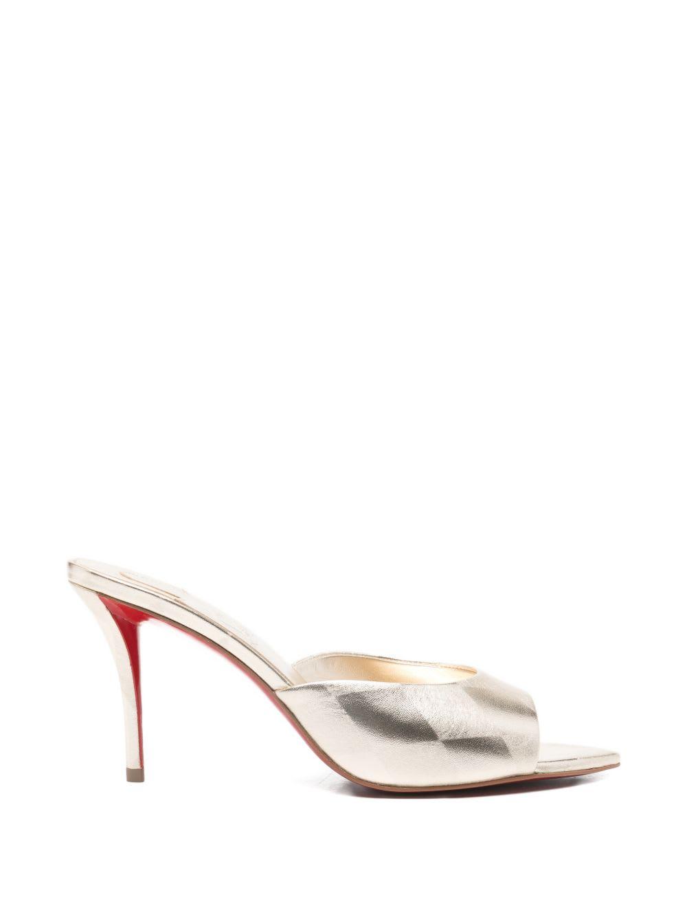 christian louboutin miss z leather mules