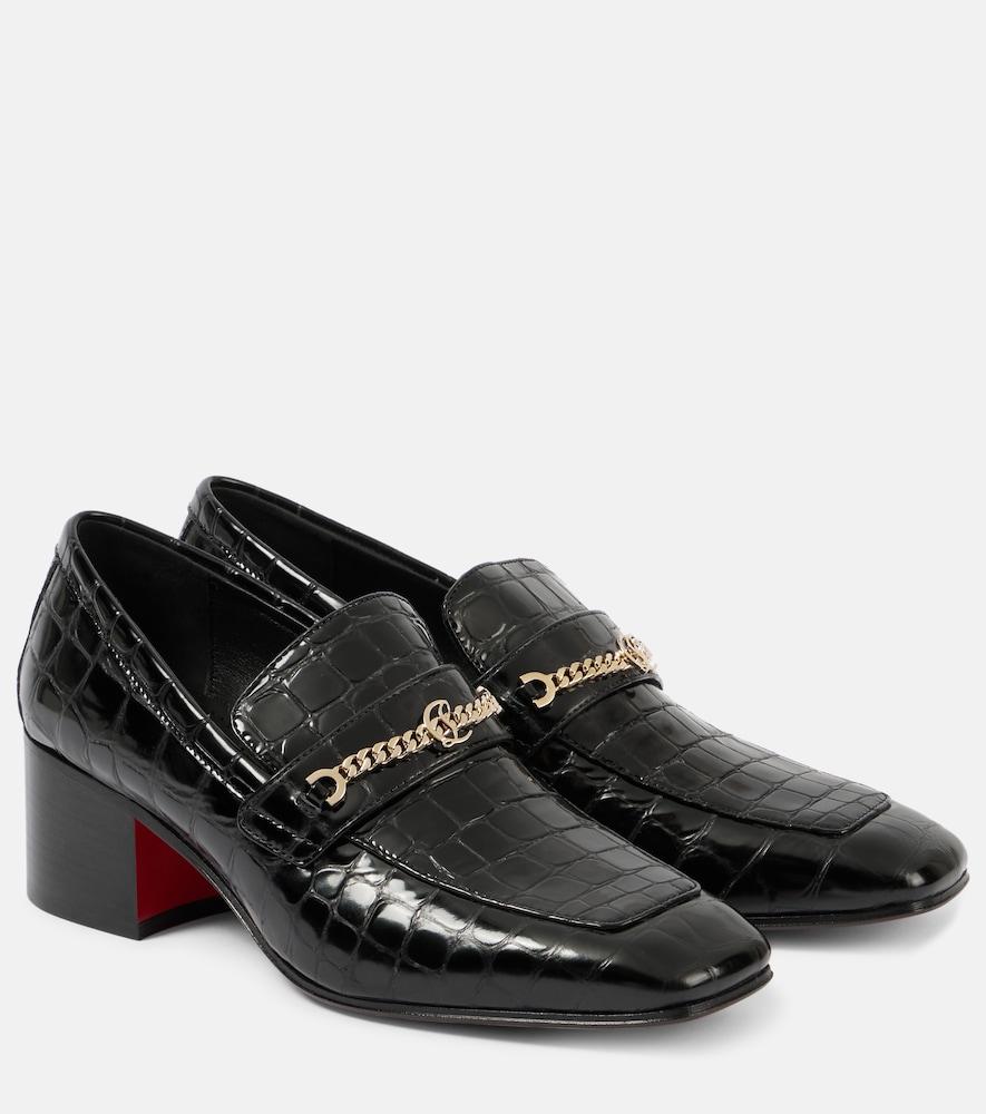 christian louboutin mj moc croc