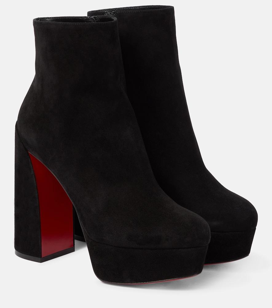 christian louboutin movida 130 suede ankle boots