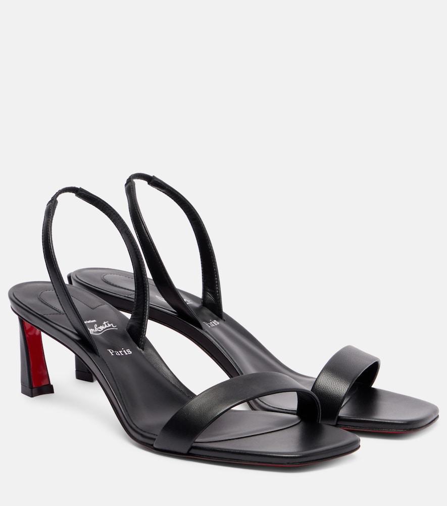 christian louboutin o condora 55 leather slingback sandals