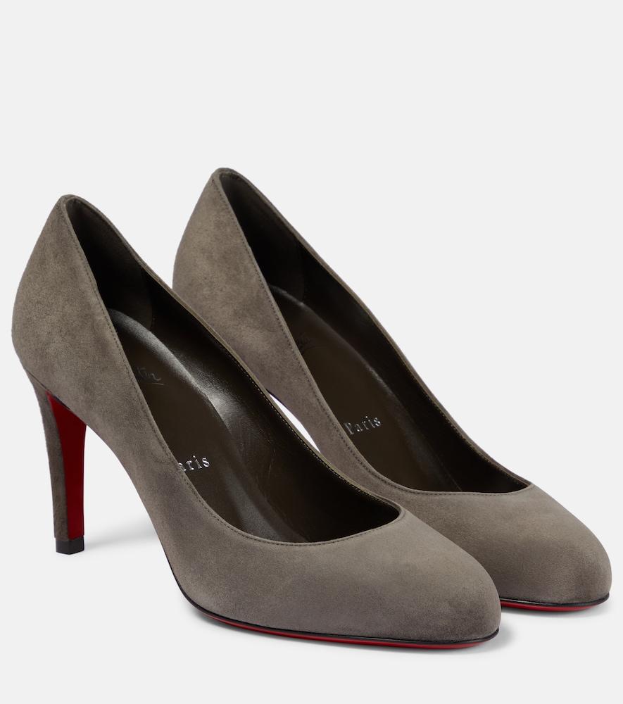christian louboutin pumppie 85 suede pumps