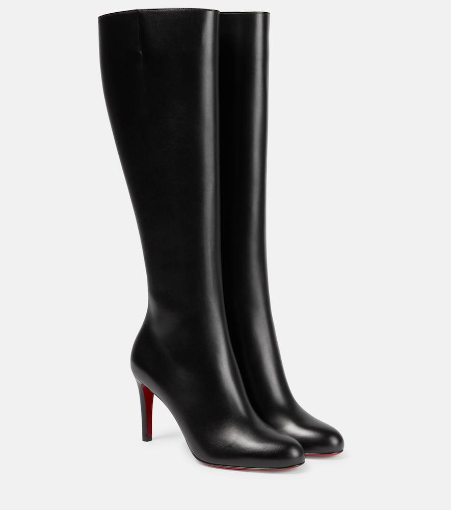 christian louboutin pumppie botta leather knee