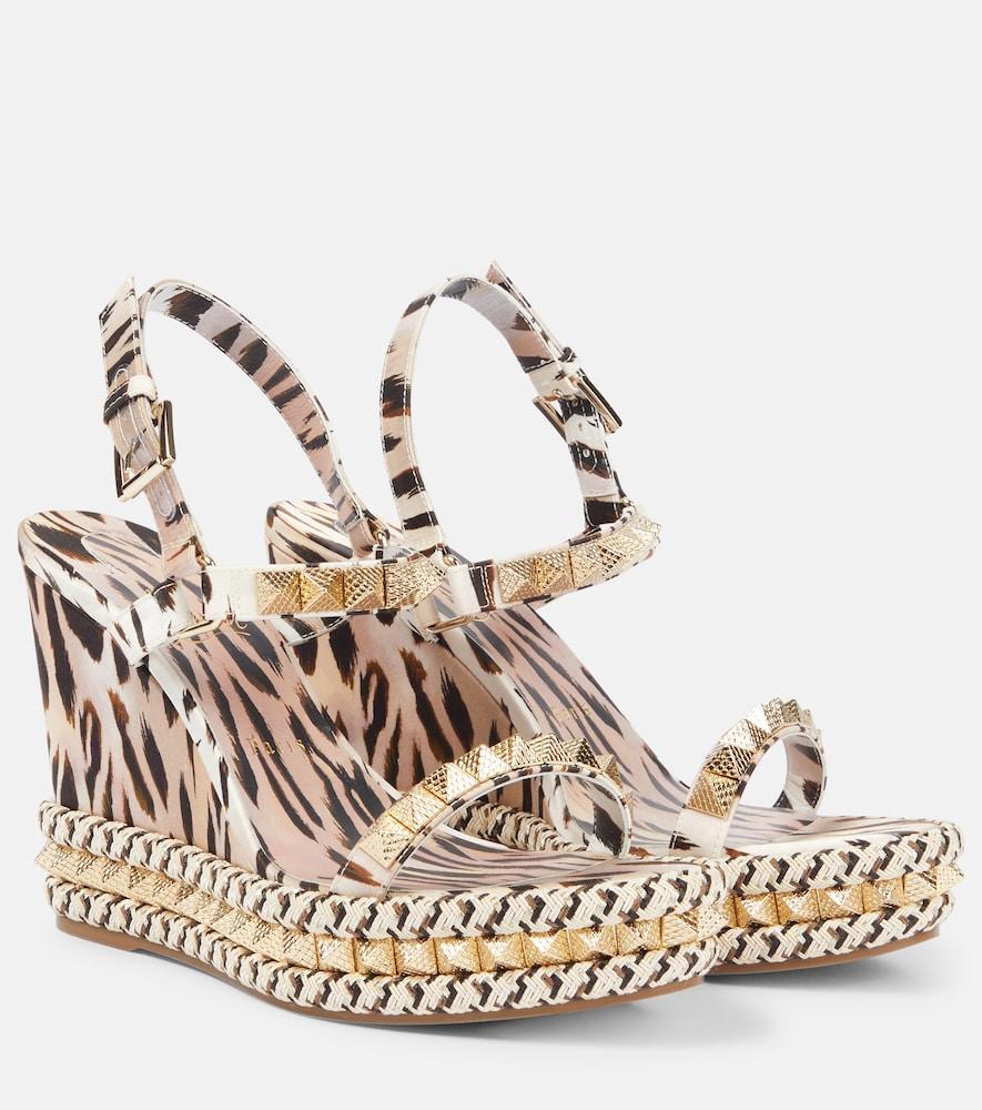 christian louboutin pyraclou 110 leopard
