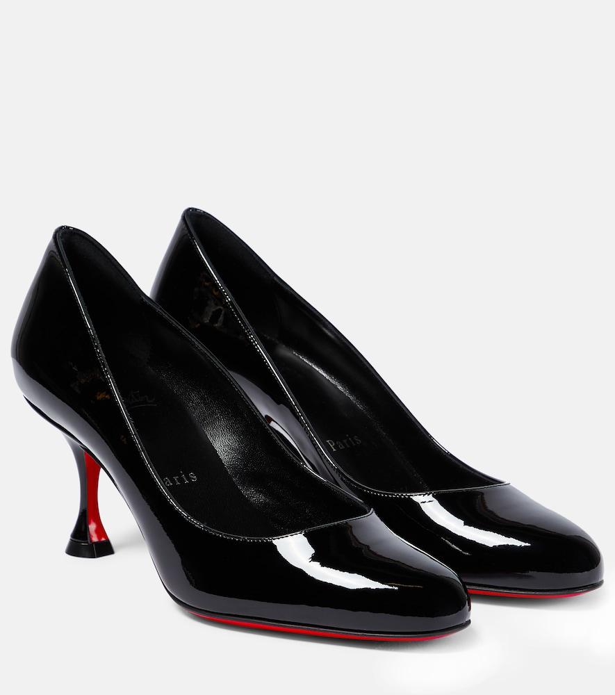 christian louboutin stella patent leather pumps
