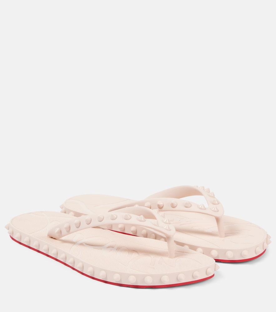 christian louboutin super loubi thong sandals